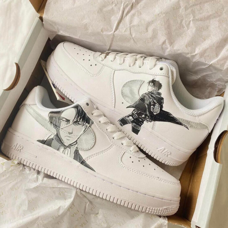 Attack on Titan - Levi Ackerman Air Force 1 Custom | Min Customs