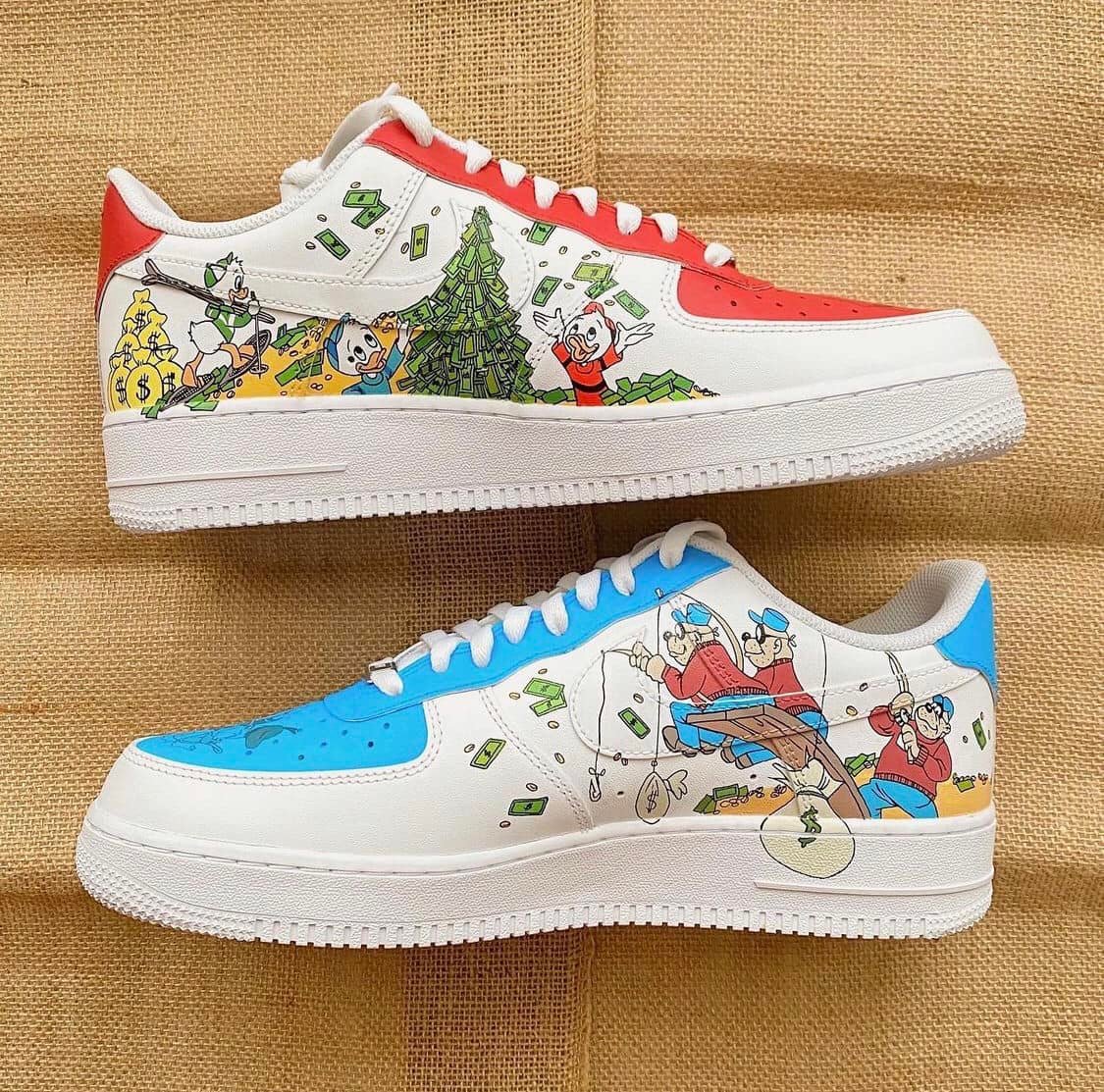 custom air force 1 money