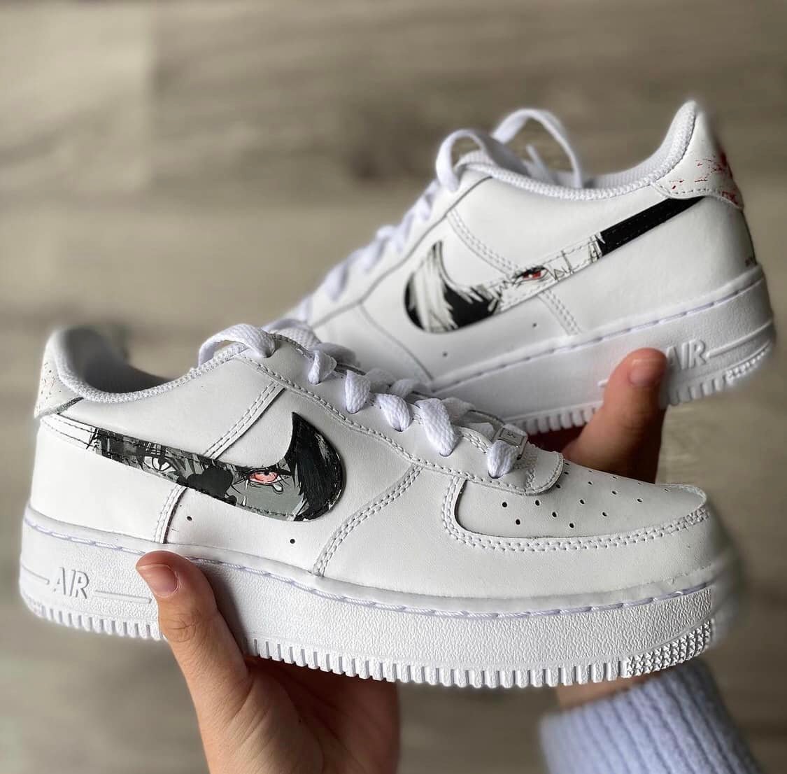 custom air force 1 tokyo ghoul