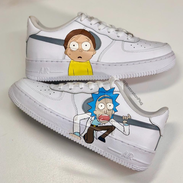 cartoon character air force ones