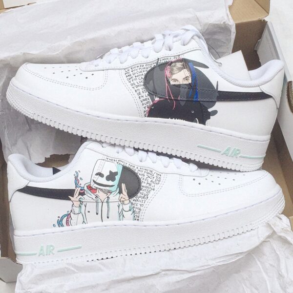 Alan Walker and Marshmello Air Force 1 Custom